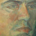 Head study for The Poet (Ivor Duncan) - Oil on canvas by Sharon Low